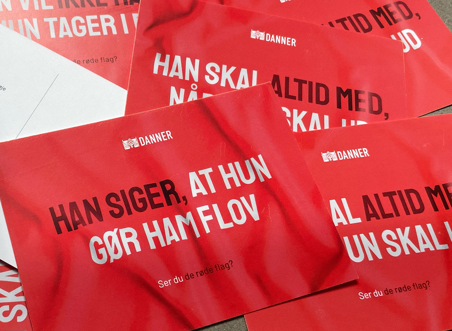 danner de røde flag gocards